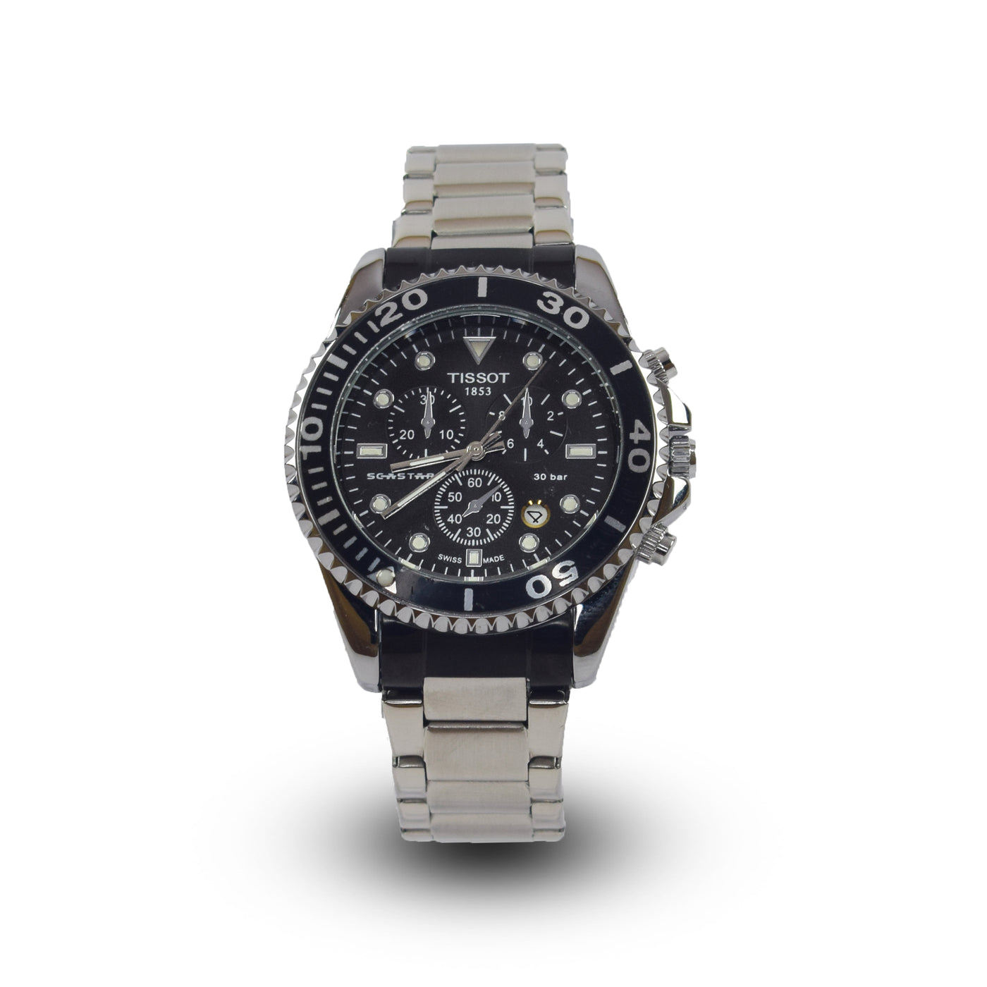 TISSOT SEASTAR - SILVER (Black Dial)