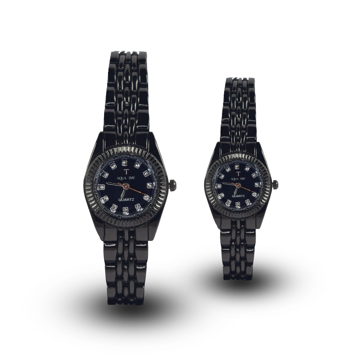 AQUATIME COUPLE WATCHES - BLACK