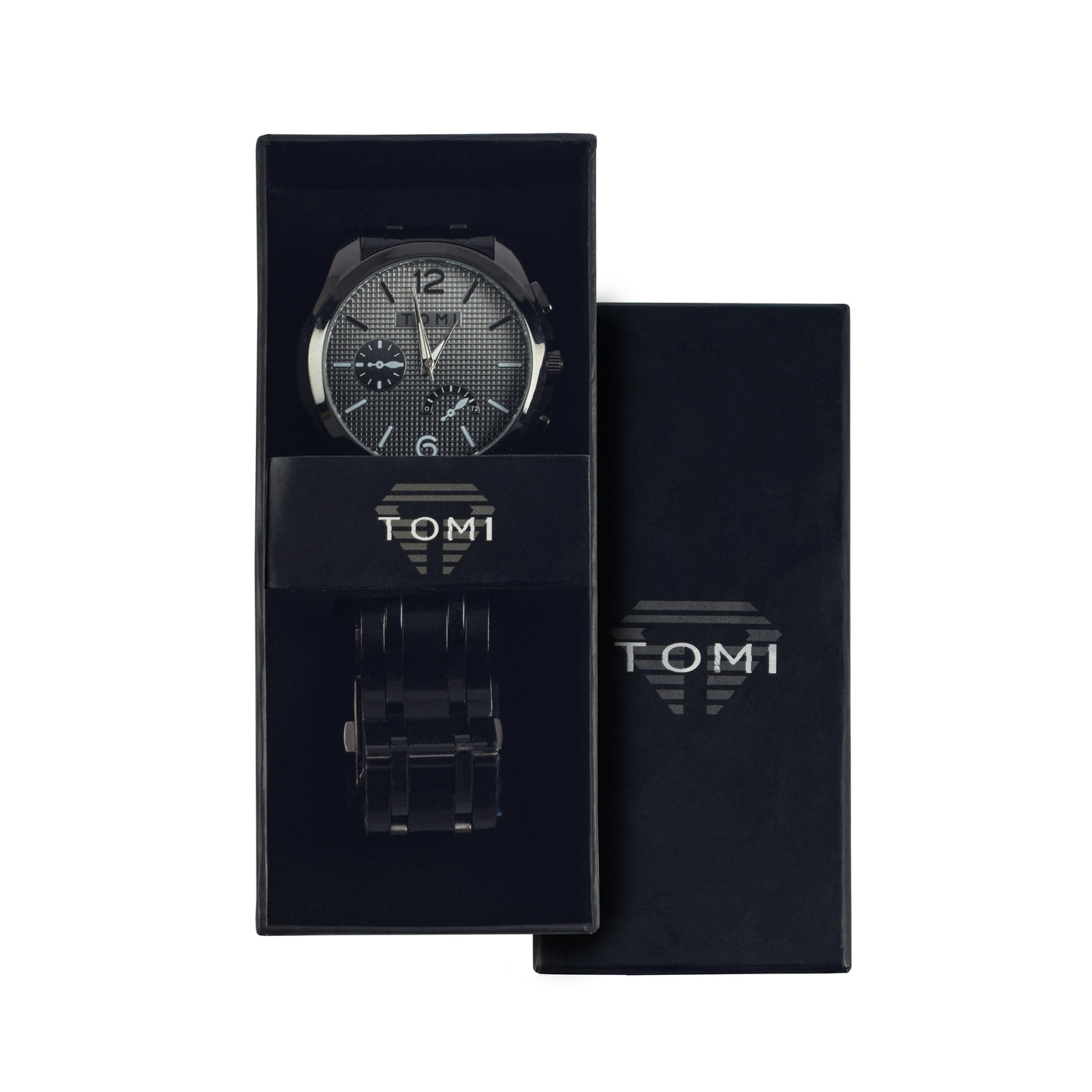 TOMI MENS - BLACK (Black Dial)